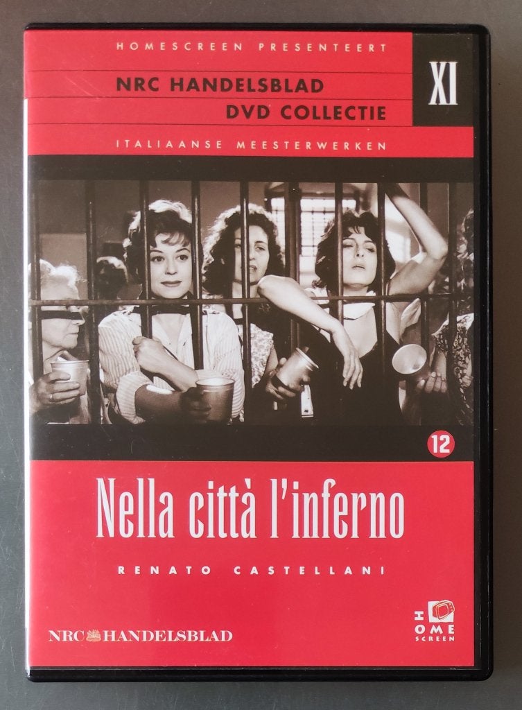 Nella cittá L'inferno - dvd, Alle leeftijden, Ophalen of Verzenden, 1940 tot 1960, Zo goed als nieuw