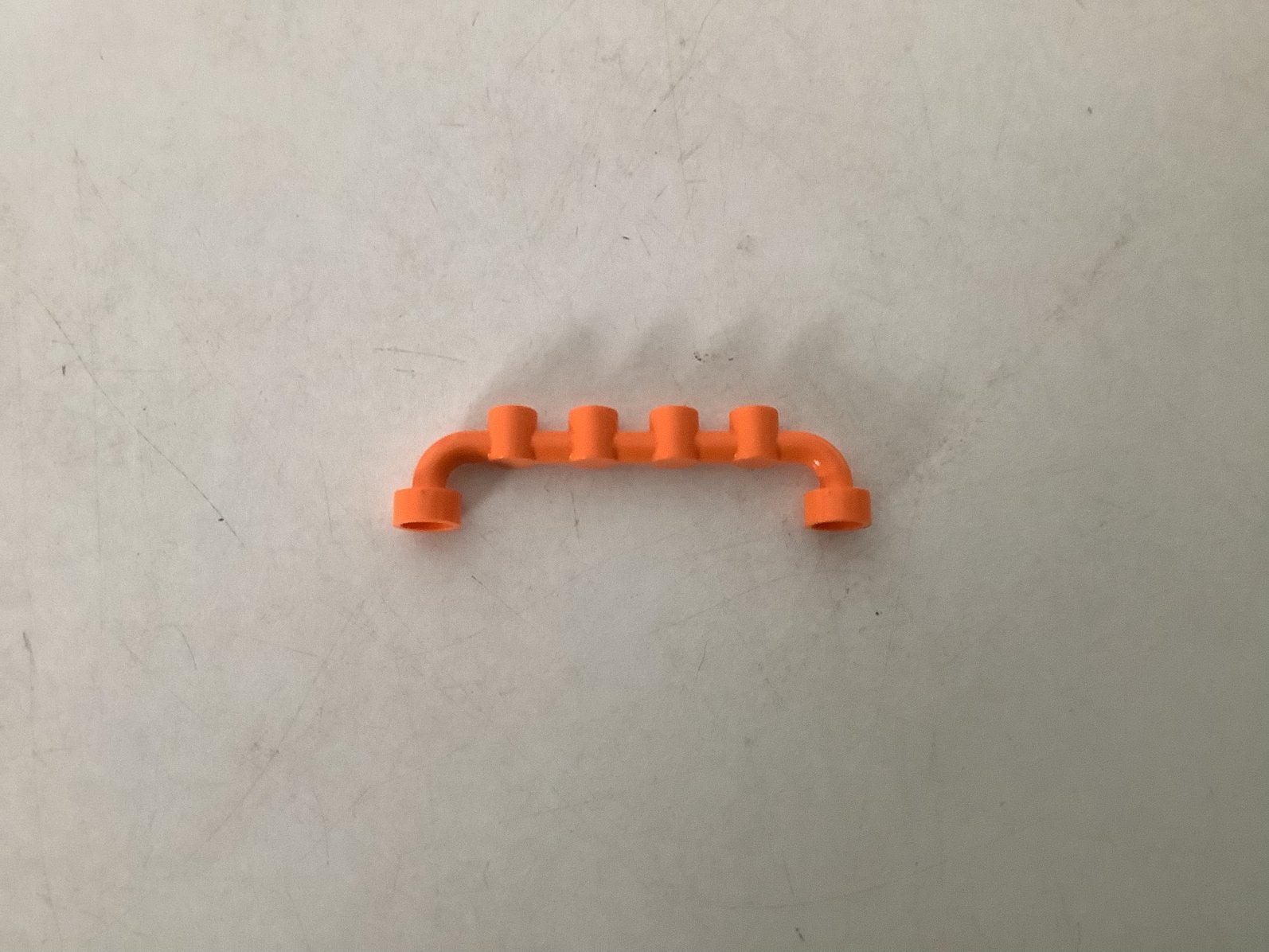 Lego staaf 1x6 met gesloten noppen oranje, Ophalen of Verzenden, Gebruikt, Losse stenen, Lego