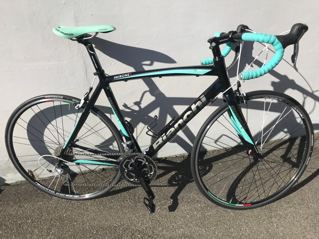 Bianchi Nirone 7 aluminium, Fietsen en Brommers, Fietsen | Racefietsen, Overige merken, 28 inch, Velgrem, Aluminium