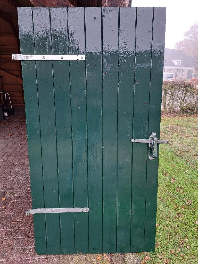 schuurdeur, Doe-het-zelf en Verbouw, Deuren en Horren, Ophalen, 80 tot 100 cm, Minder dan 200 cm, Hout