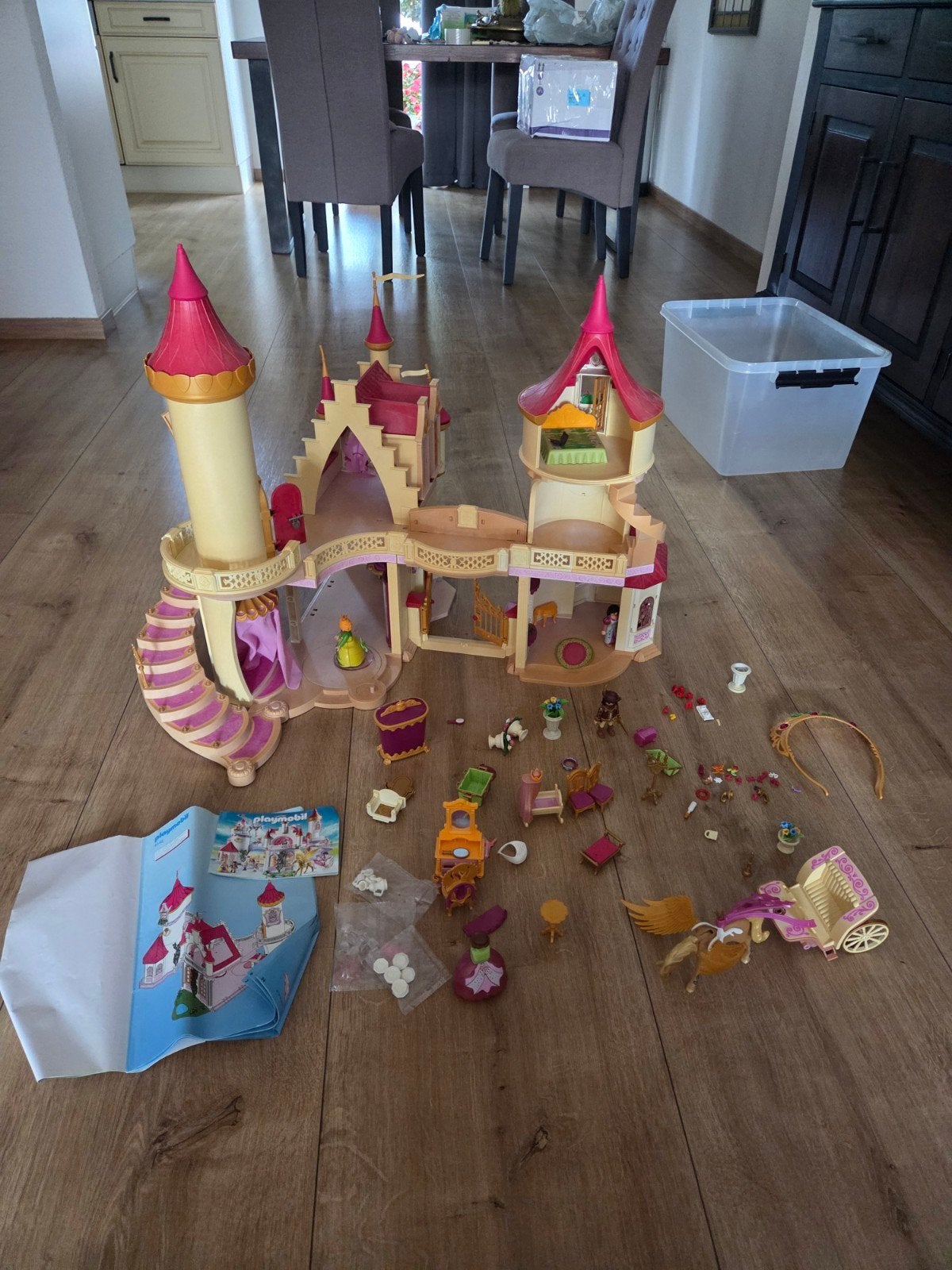 playmobil prinsessenkasteel, Kinderen en Baby's, Gebruikt, Complete set, Ophalen of Verzenden, Kasteel/Fort