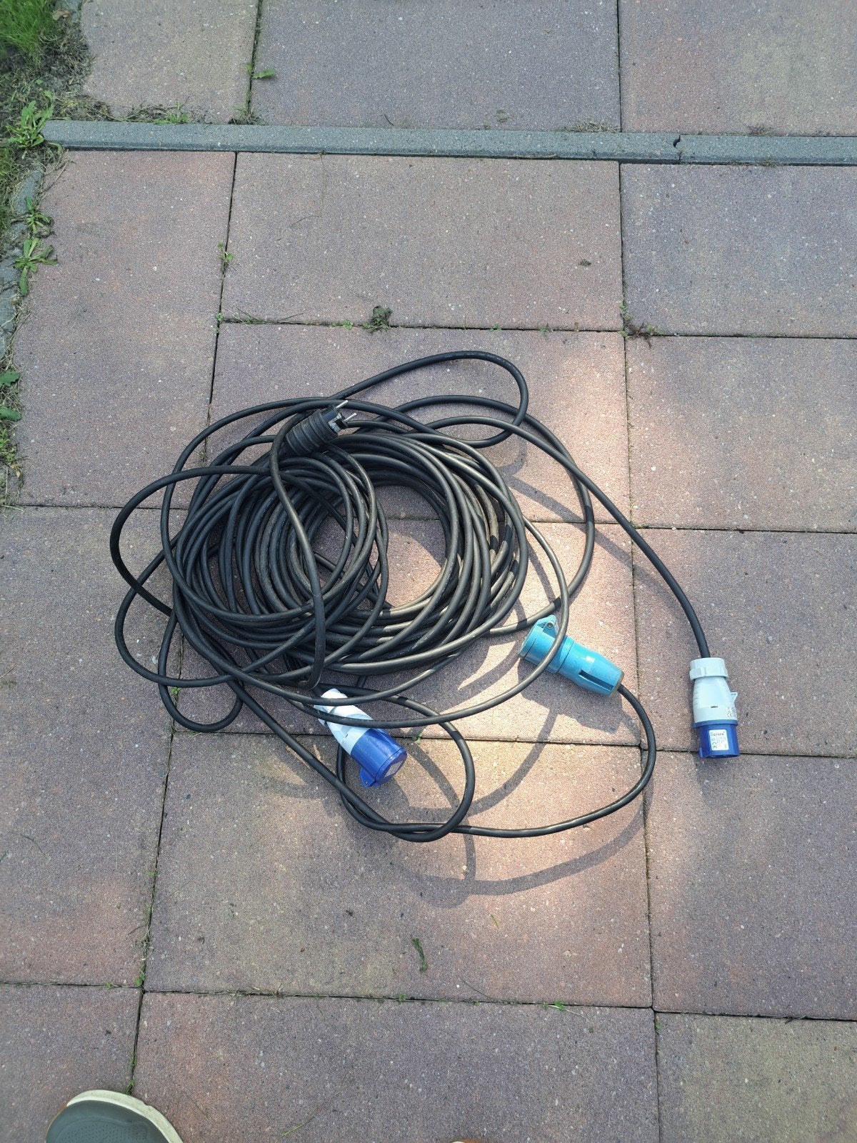 2 kabels tbv caravan aansluiting, Ophalen of Verzenden, Gebruikt