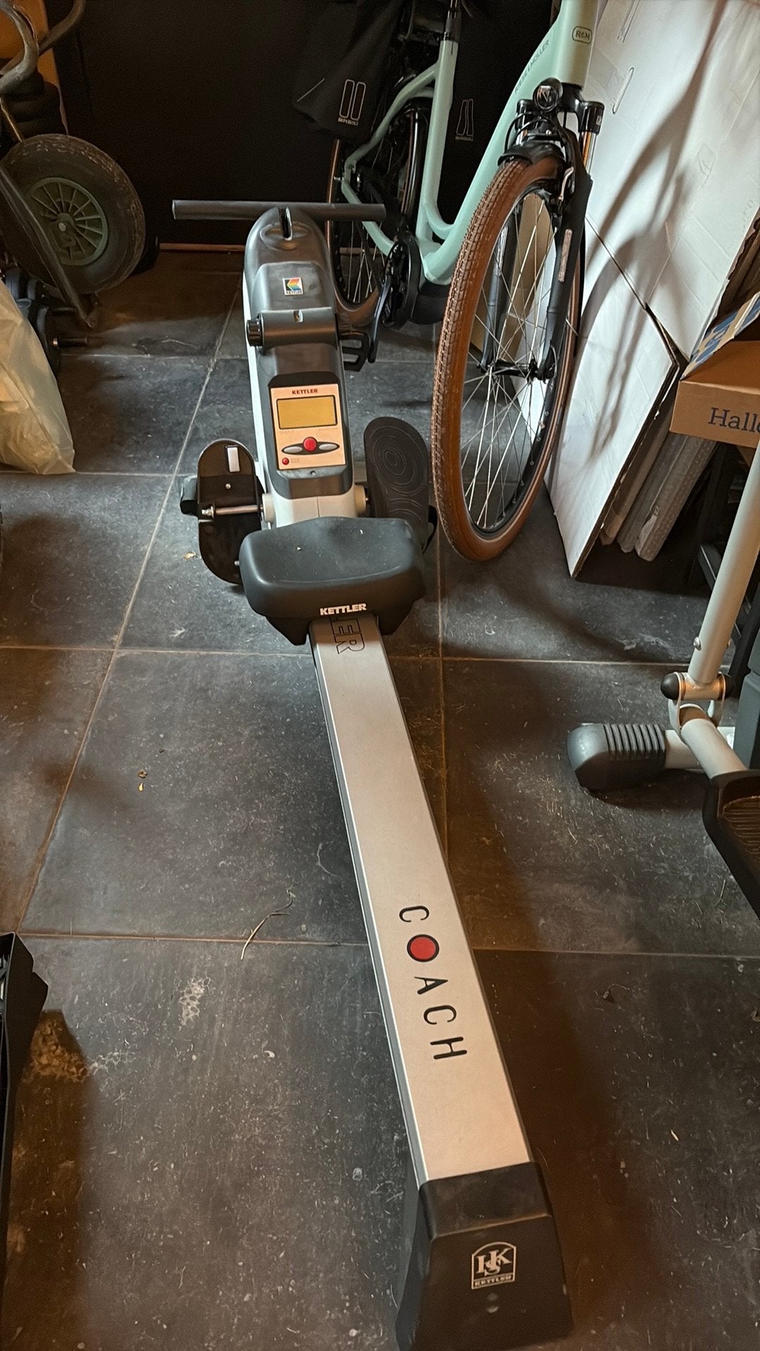 Kettler coach roei apparaat gratis afhalen, Ophalen, Gebruikt, Metaal, Roeitrainer