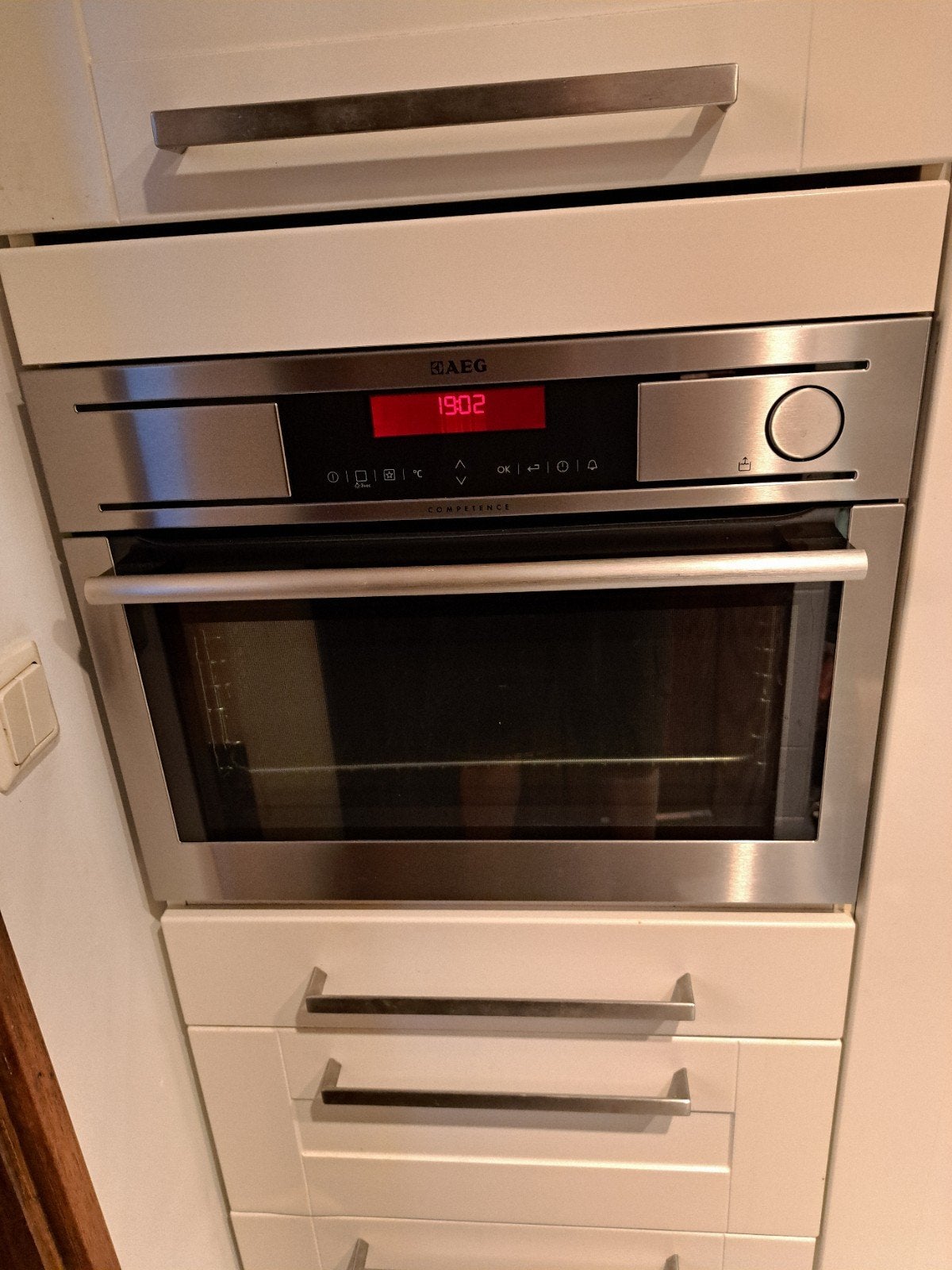 AEG Stoomoven - Model KSB8400501M, Ophalen, 45 tot 50 cm, Gebruikt, AEG