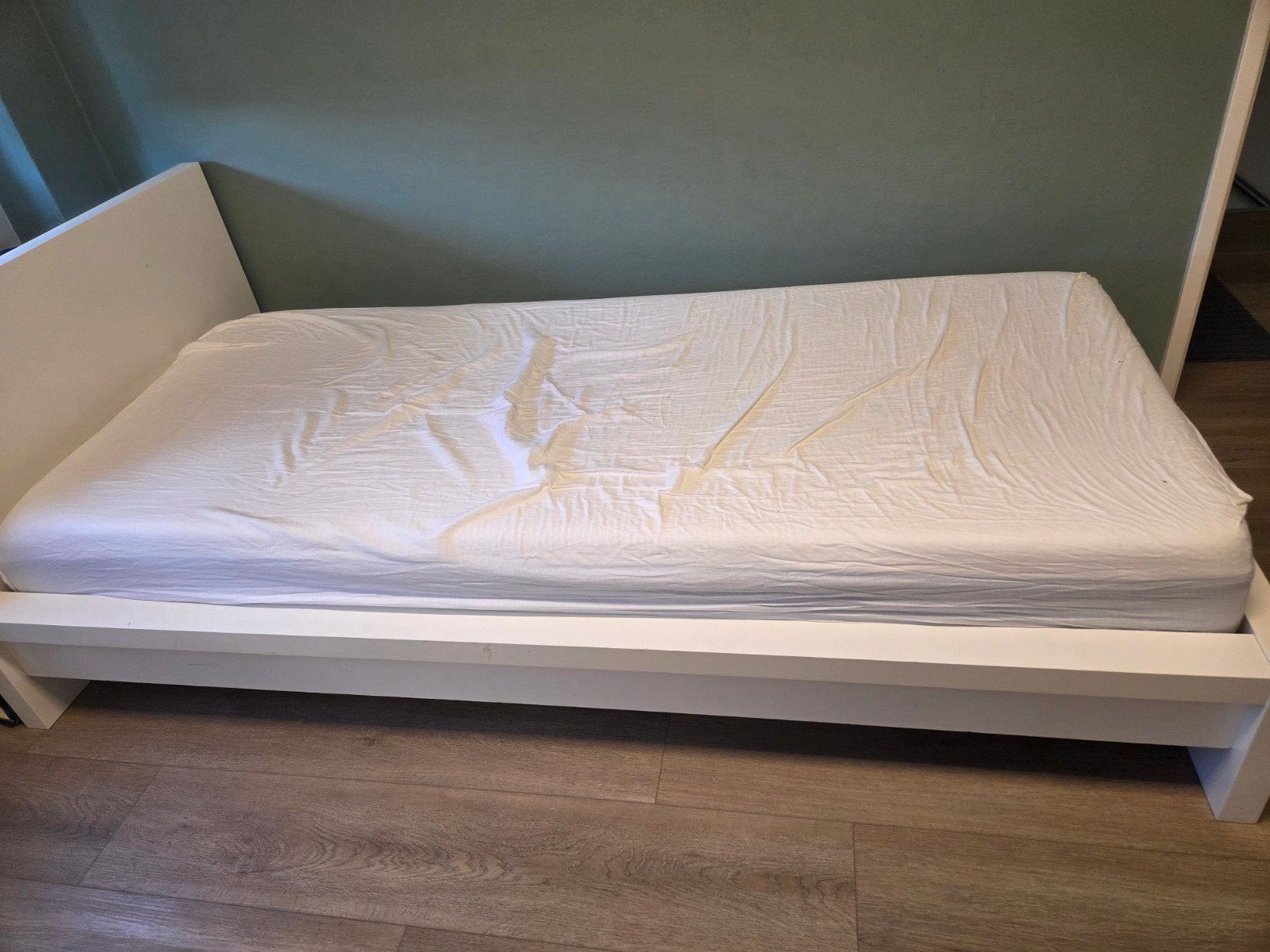 IKEA SULTAN LADE 1x persoon bed met Lattenbodem 90x200 cm, Gebruikt, 90 cm, Ophalen of Verzenden, 200 cm