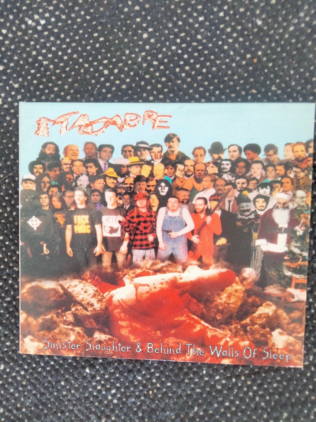 Macabre - Sinister Slaughter & Behind The Walls Of Sleep CD, Ophalen of Verzenden, Zo goed als nieuw, Grindcore, Verzamelalbum