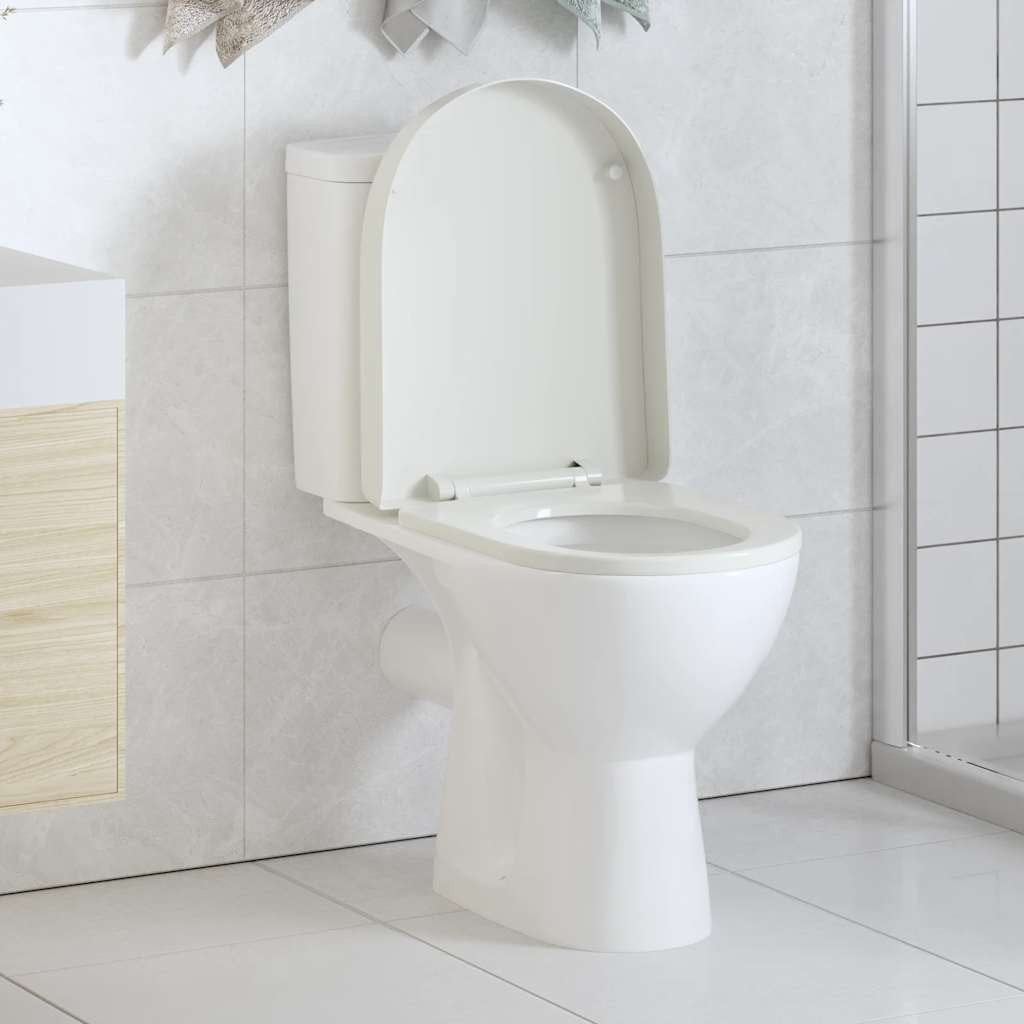 Toiletbril toilet zitting softclose wcbril wit GRATIS BZRGD, Toilet-accessoire, Verzenden, Nieuw, Nvt