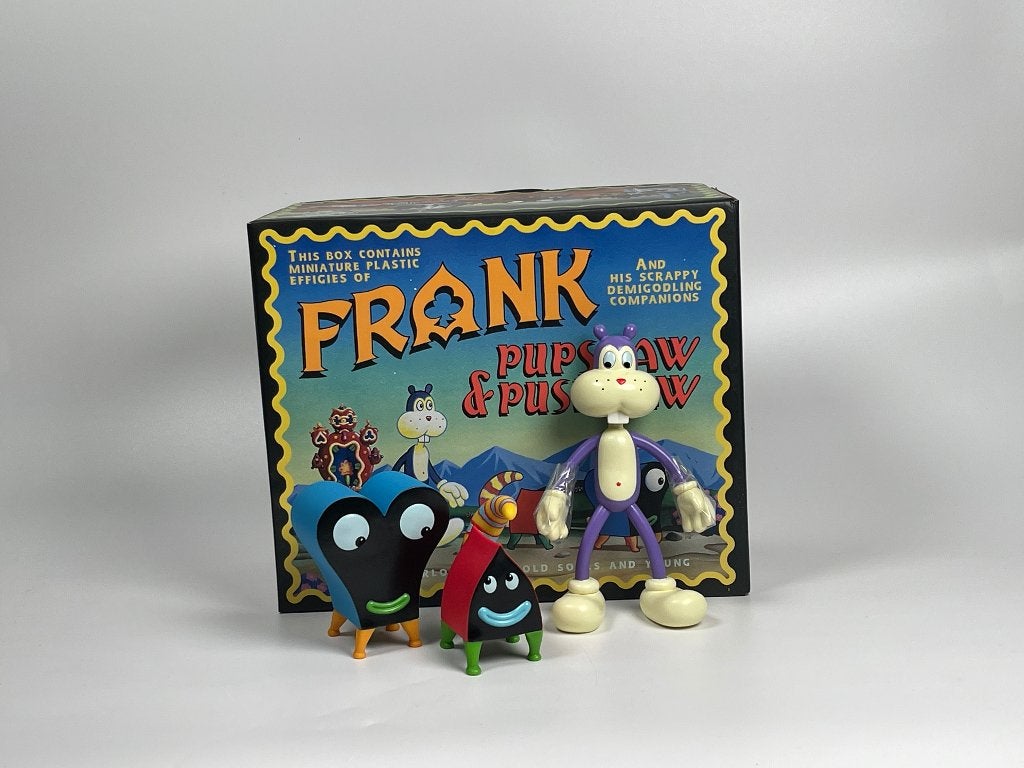 Jim Woodring Pupshaw & Pushpaw – Meerkleurig | Jim Woodring, Verzamelen, Ophalen, Zo goed als nieuw