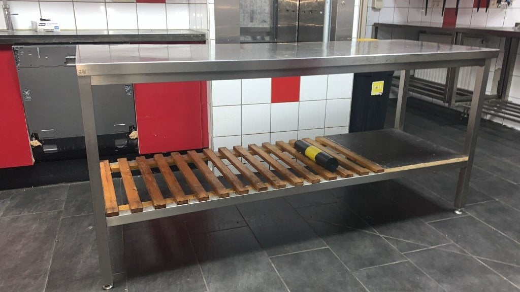 RVS Tafel, Ophalen, Gebruikt, RVS Meubilair, N.v.t.