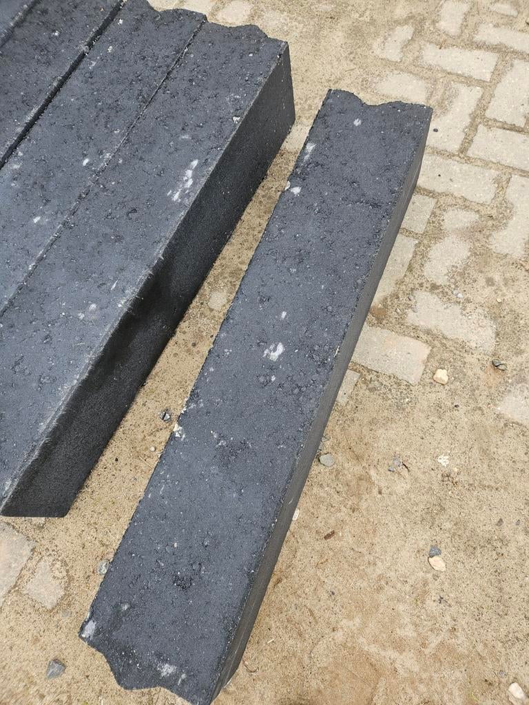 Betonbanden 20x20x100 antraciet, Ophalen, Overige typen, Nieuw, Minder dan 5 m²