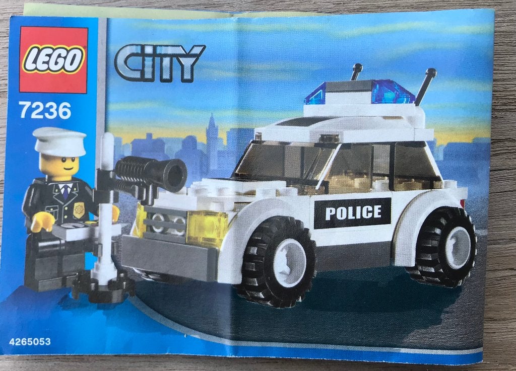 LEGO City Politiewagen - 7236, Kinderen en Baby's, Speelgoed | Duplo en Lego, Ophalen of Verzenden, Zo goed als nieuw, Lego, City