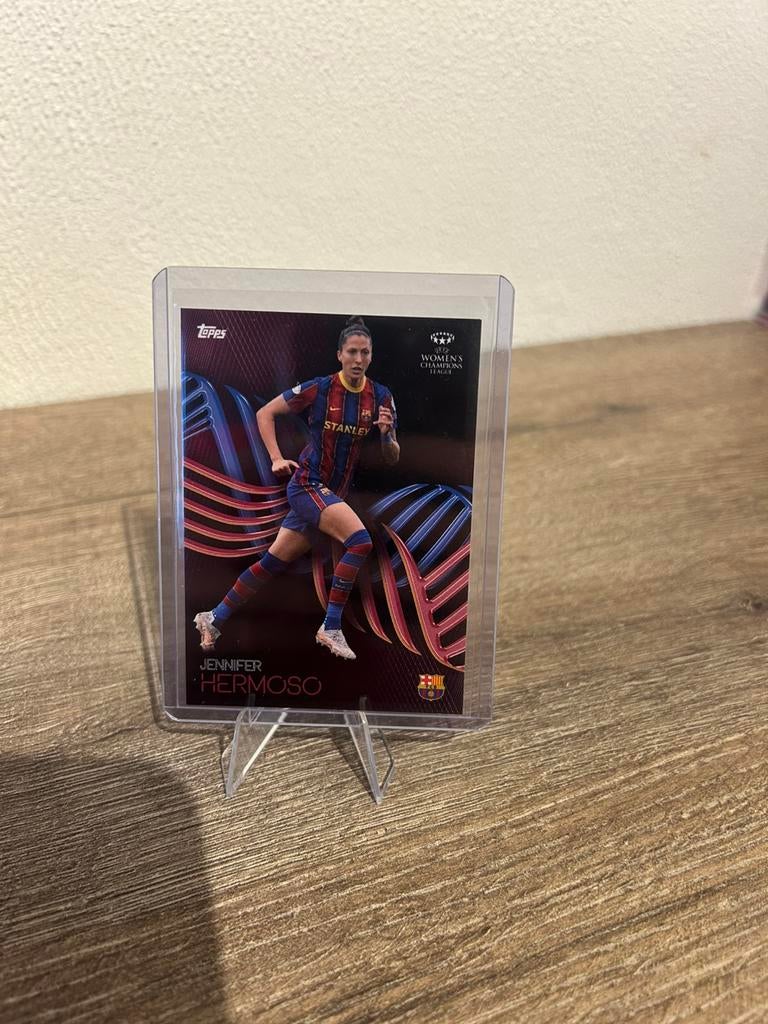 Jennifer Hermoso 2021 Topps UWCL Knockout FC Barcelona Women, Ophalen of Verzenden, Zo goed als nieuw, Plaatje