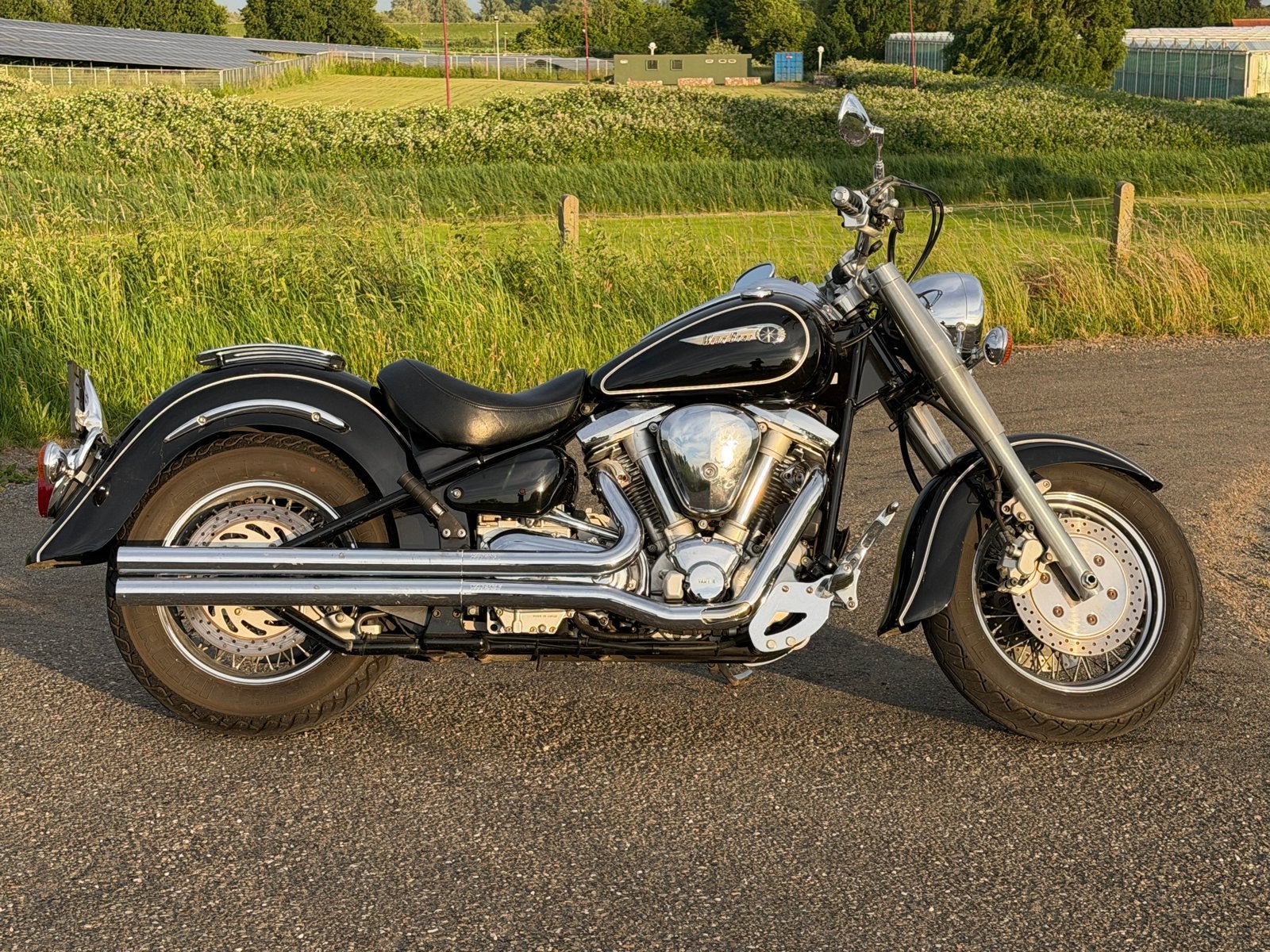 Yamaha XV1600 Wild Star Chopper - Incl. originele onderdelen, 2 cilinders, Sportuitlaat, Gebruikt, Particulier