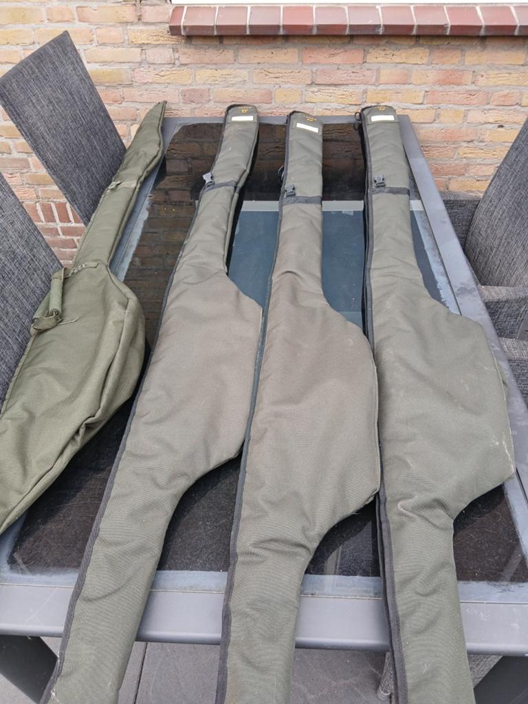 4x Fox Eclipse karper hengel, Ophalen of Verzenden, Gebruikt, Werphengel