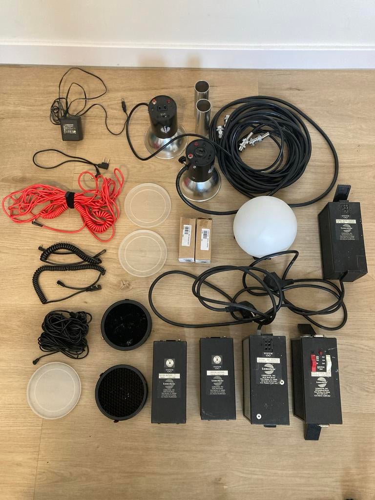 Lumedyne Fotostudio Set, Ophalen of Verzenden, Gebruikt, Overige merken