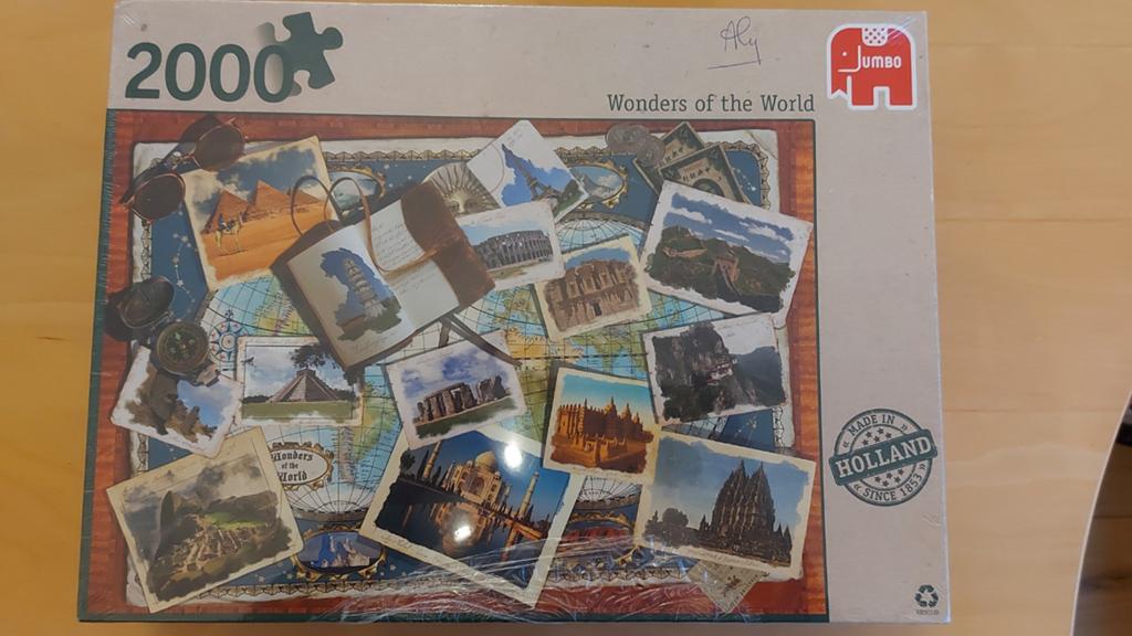 Jumbo puzzel 2000 stukjes, Ophalen of Verzenden, Meer dan 1500 stukjes, Zo goed als nieuw, Legpuzzel