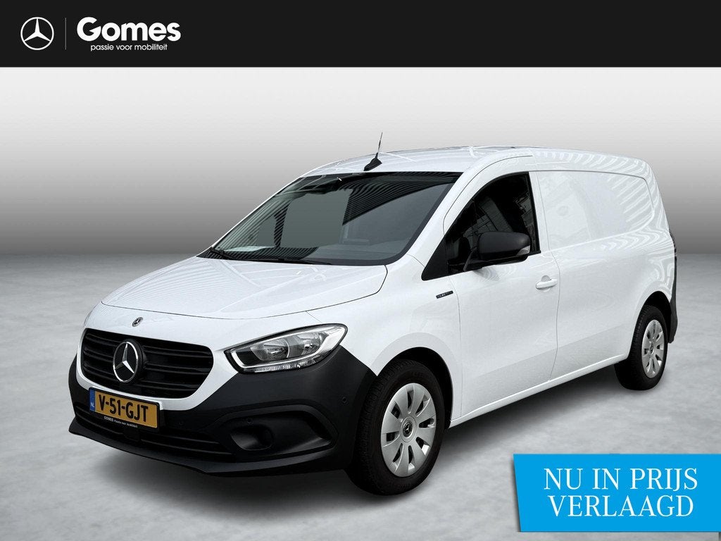 Mercedes-Benz eCitan L2 Pro 51 kWh Full operational lease vo, Auto's, Bestelauto's, Stof, Zwart, 275 km, Automatische klimaatregeling