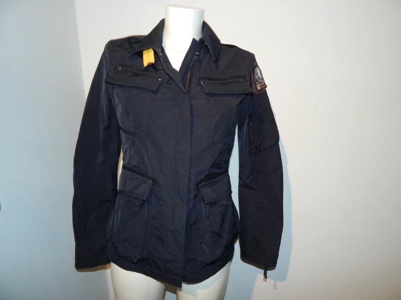 Parajumpers mooi jack zwart stevige stof embleem mouw S, Verzenden, Zwart, Parajumpers, Zo goed als nieuw