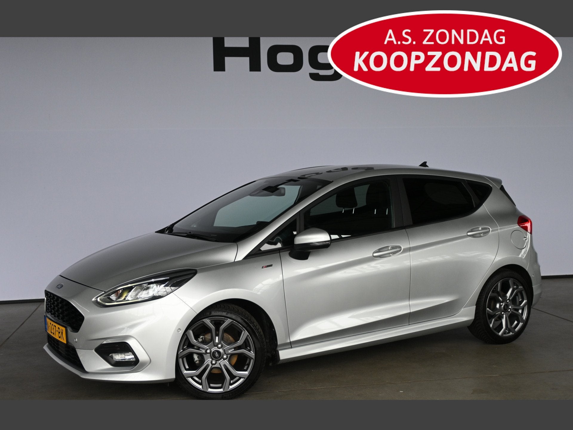 Ford Fiesta 1.0 EcoBoost Hybrid ST-Line Adaptieve Cruise Cli, Voorwielaandrijving, Gebruikt, Met garantie (alle), 49 €/maand