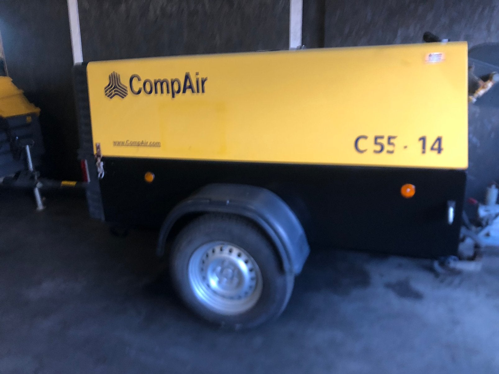 CompAir C 55-14. Dieselcompressor 14 bar., Ophalen