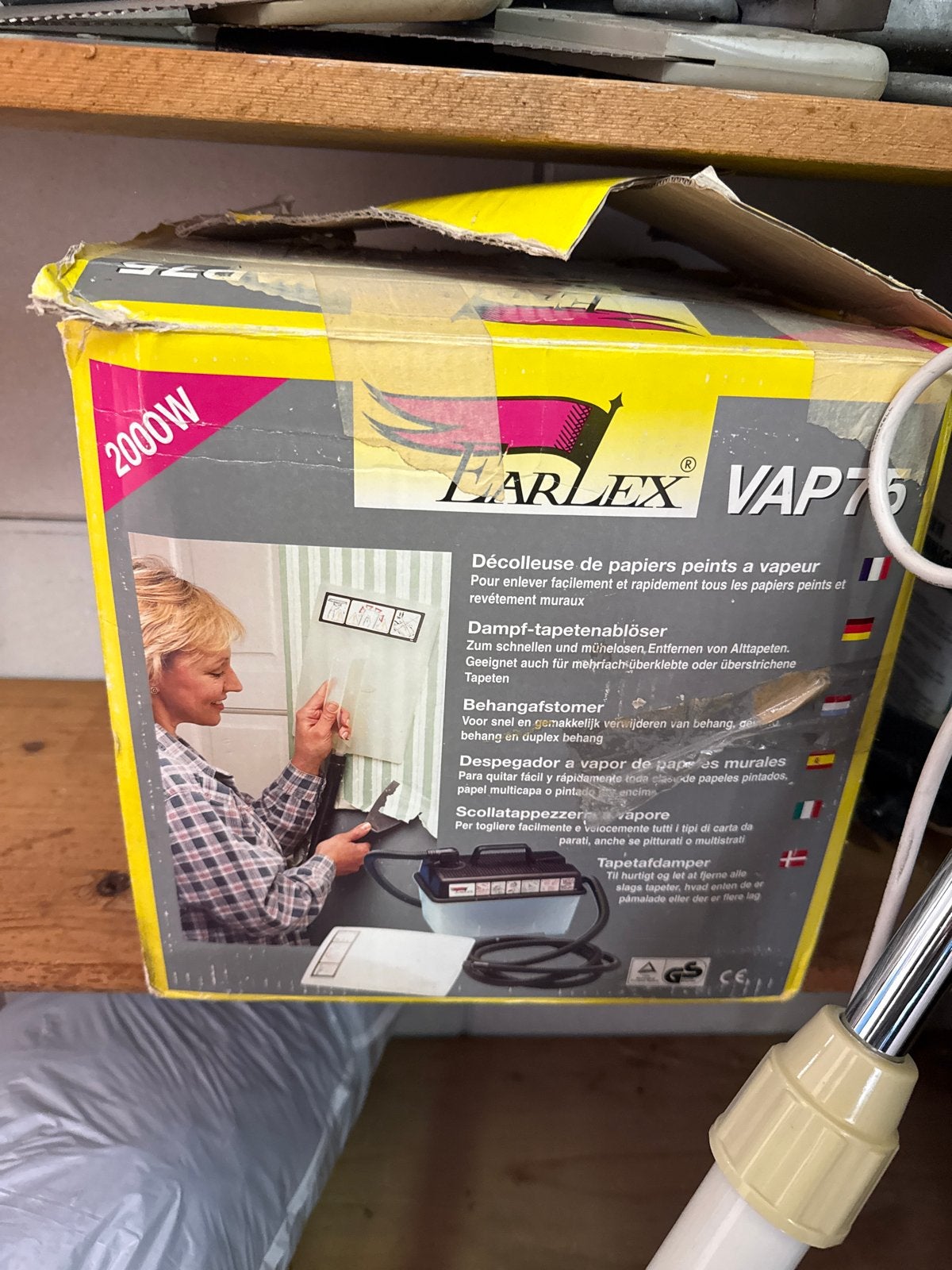Earlex VAP75 Behangafstomer 2000W, Ophalen of Verzenden, Gebruikt, Overige typen