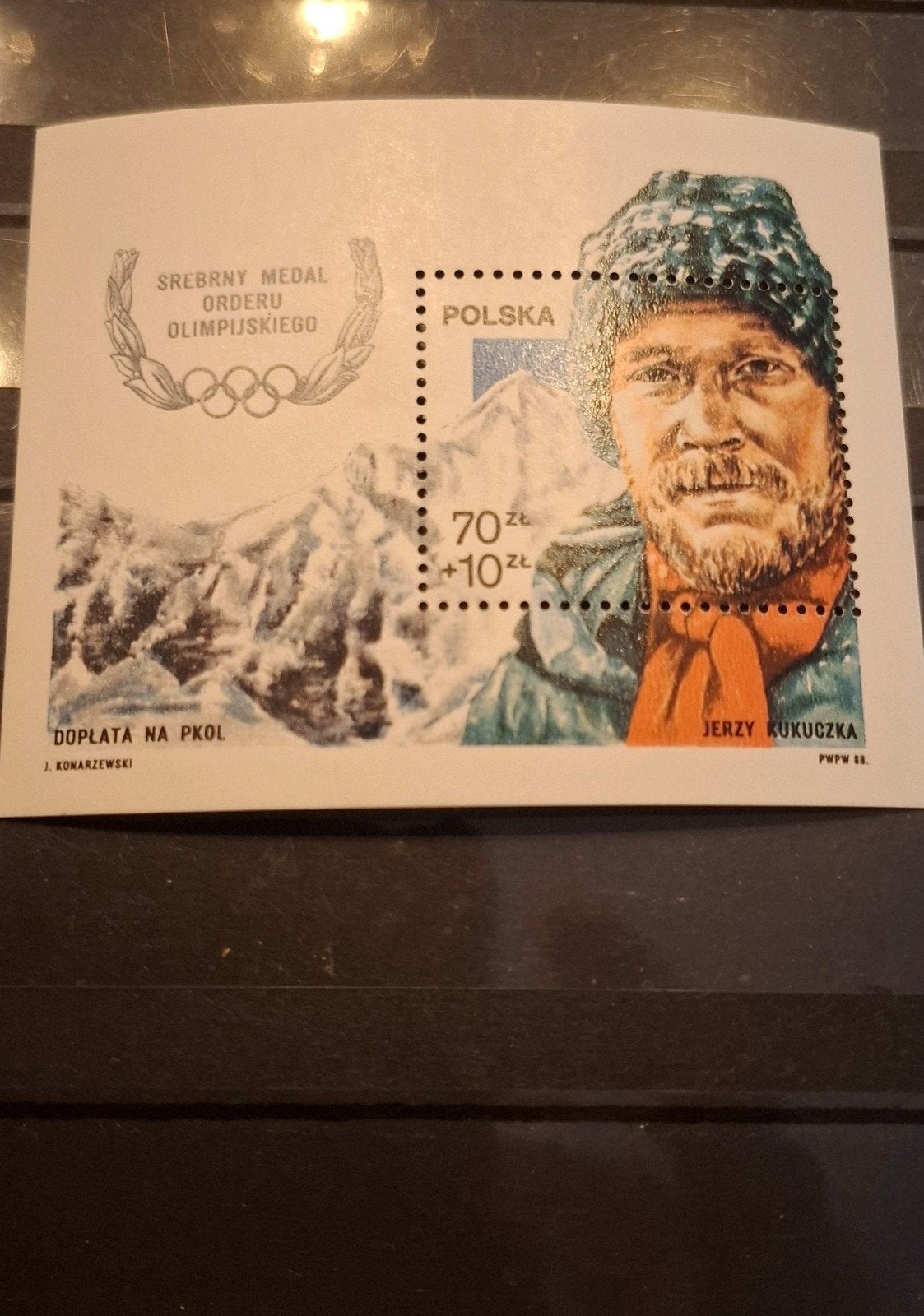 Polen J.Kukuczka 1988  Postfris, Ophalen of Verzenden, Polen, Postfris