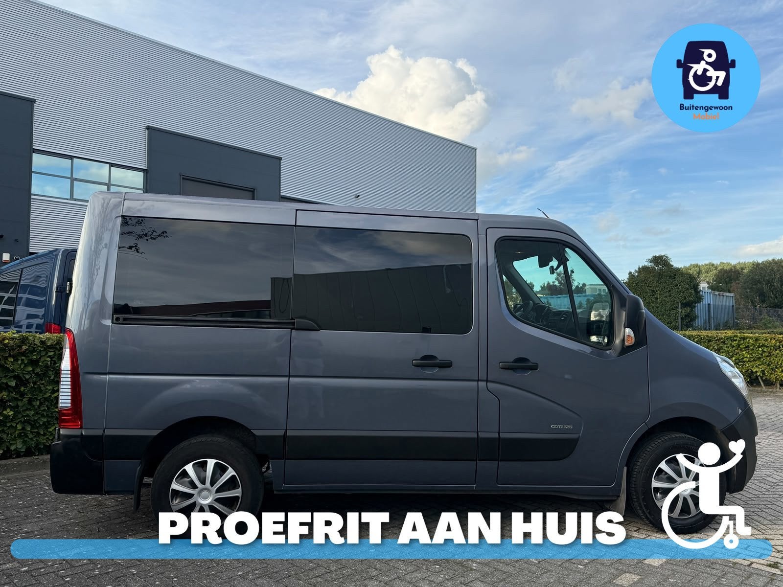 Opel Movano Rolstoelbus 2.3 L1H1 | 5 Persoons | Elek deuren, Dealer onderhouden, Gebruikt, 4 cilinders, 150 pk