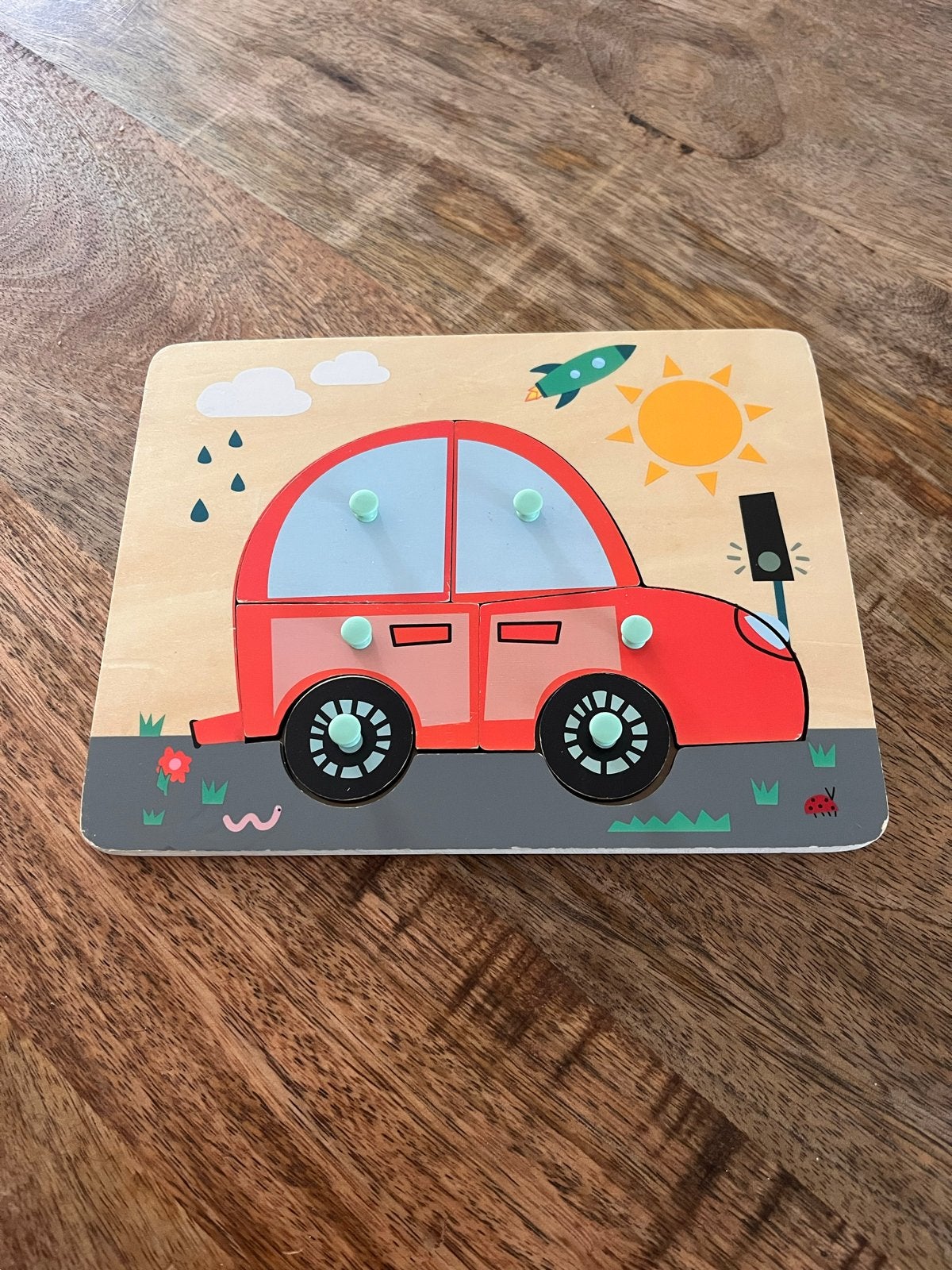 HEMA Auto Puzzel voor Kinderen, Ophalen of Verzenden, Gebruikt, Puzzelen