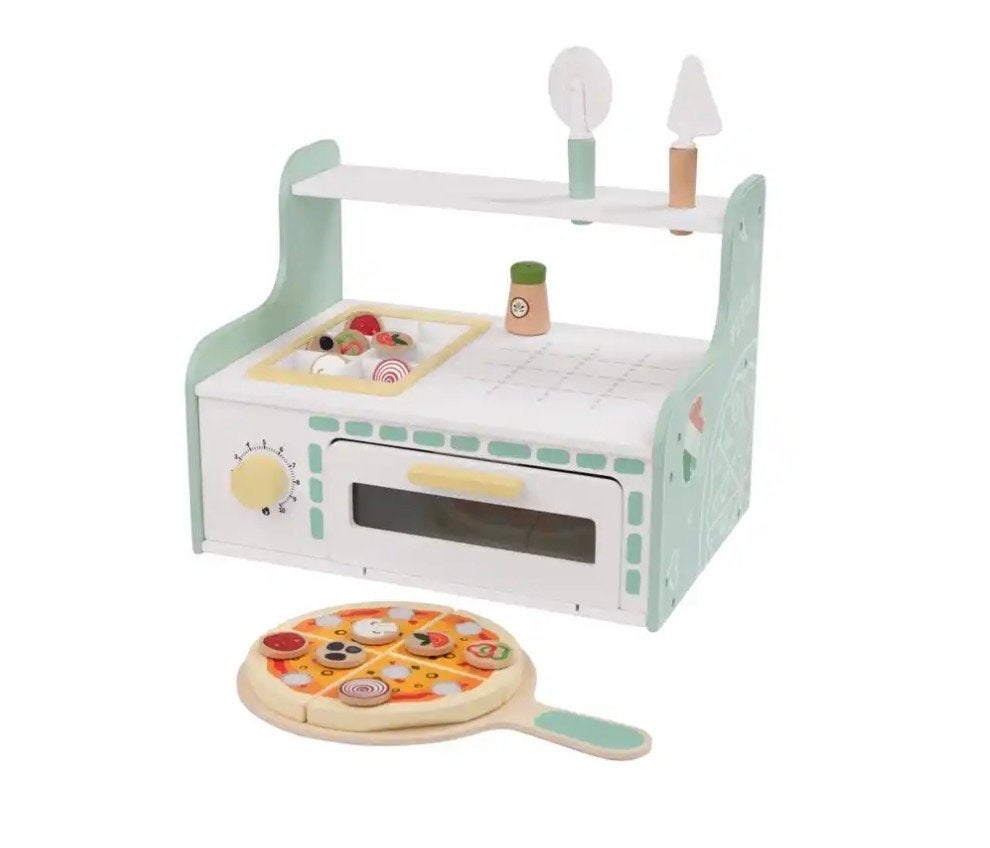 Sinterklaas-tip! Houten pizza oven + accessoires, als nieuw, Ophalen, Zo goed als nieuw, Jongen of Meisje