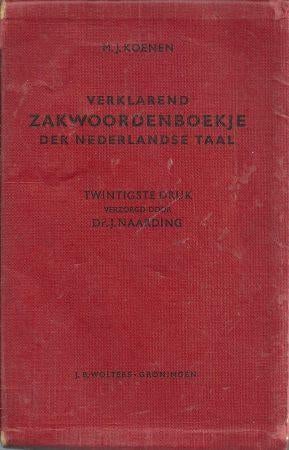 Verklarend zakwoordenboekje der Nederlandse taal, Boeken, Ophalen of Verzenden, Gelezen, Van Dale, Nederlands