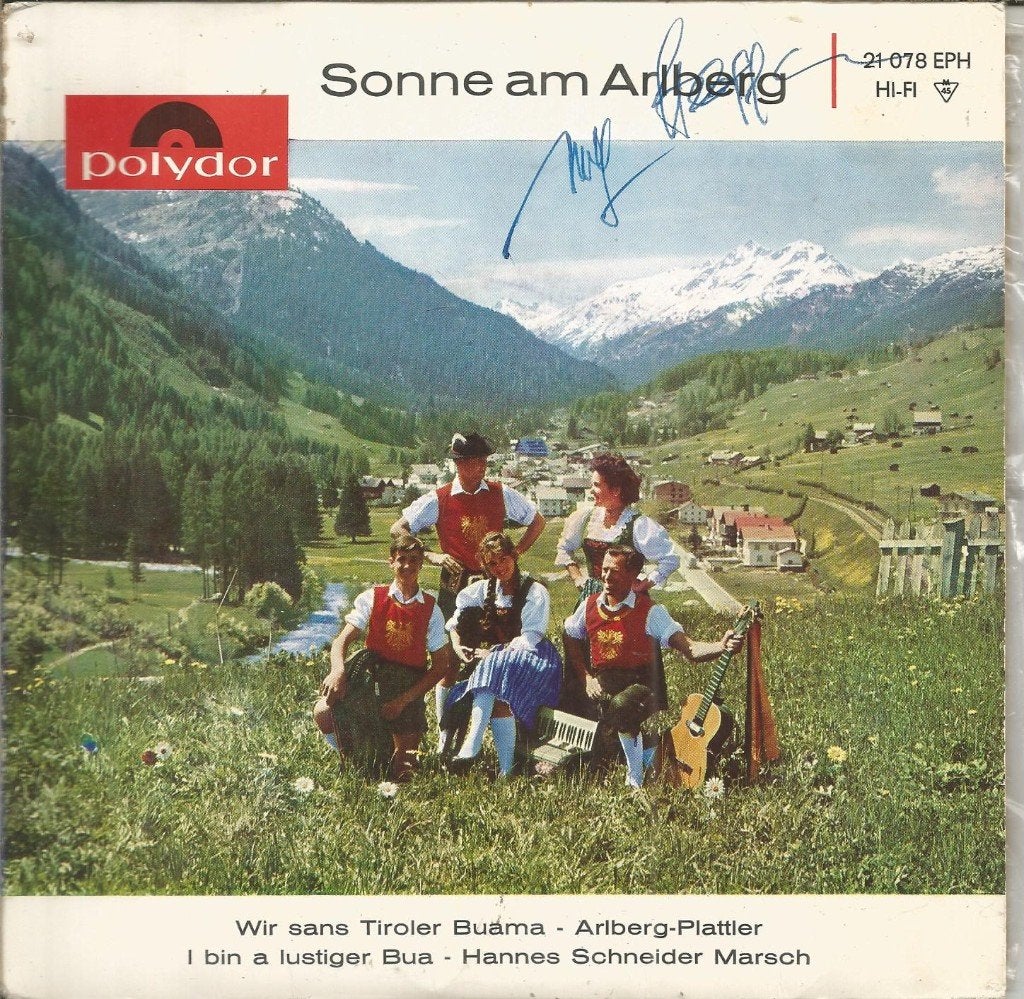 Sonne Am Arlberg (EP), Cd's en Dvd's, Vinyl | Nederlandstalig, Gebruikt, 7 inch, Complilatie, Ophalen of Verzenden