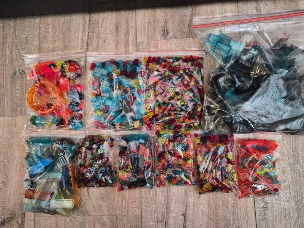 Lego transparant vele soorten, Ophalen of Verzenden, Gebruikt, Losse stenen, Lego