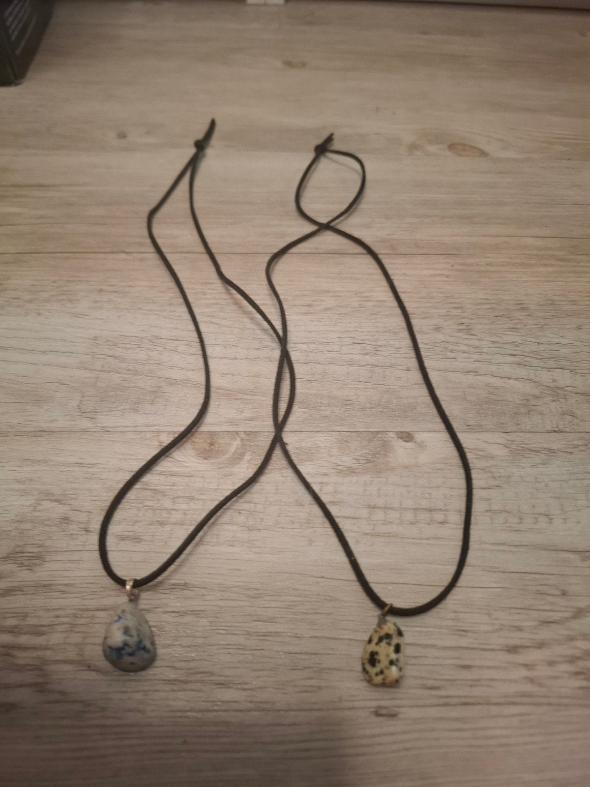 Natuurstenen kettingen - Set van 2, Met hanger, Overige kleuren, Ophalen of Verzenden, Zo goed als nieuw