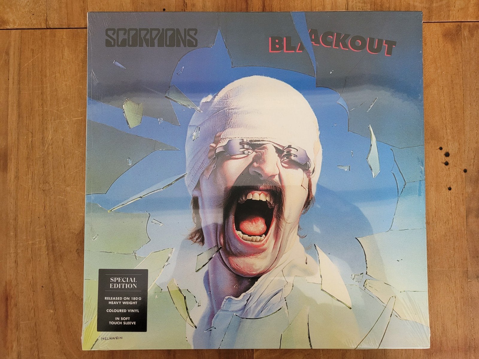 ✅️️Scorpions - Blackout - Gekleurd vinyl in soft touch hoes, LP, Hard Rock, Ophalen of Verzenden, 12 inch