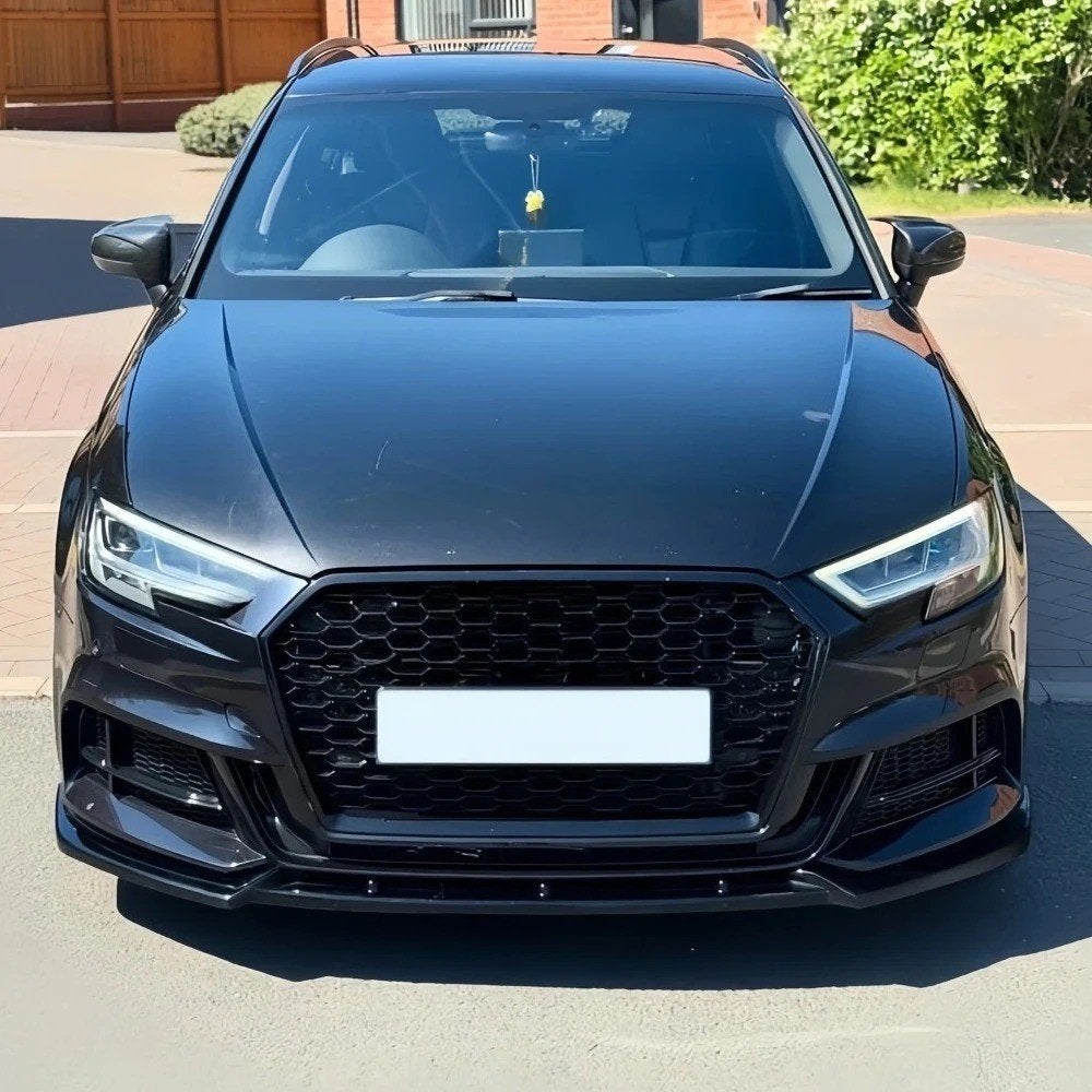 Spoiler Splitter Voor Audi A3 S-Line / S3 Facelift Glans Zwa, Verzenden, Automotive Parts, A.parts@hotmail.nl, Trasmolenlaan 12 3447 GZ Woerden