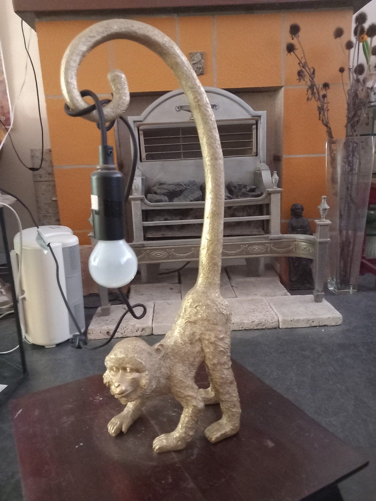 aap lamp, Ophalen, Zo goed als nieuw