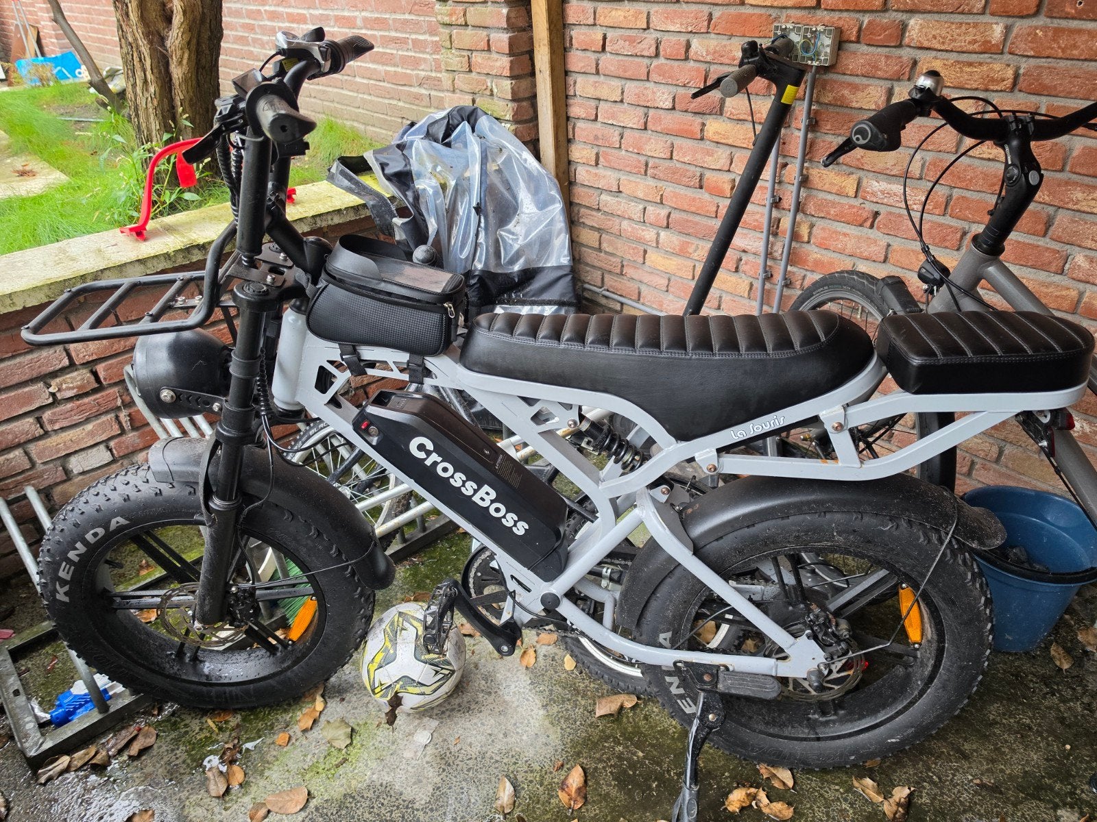 CrossBoss V20 Pro Nardo Grey Electric Fatbike, Fietsen en Brommers, 59 cm of meer, Ophalen of Verzenden, Zo goed als nieuw, Overige merken