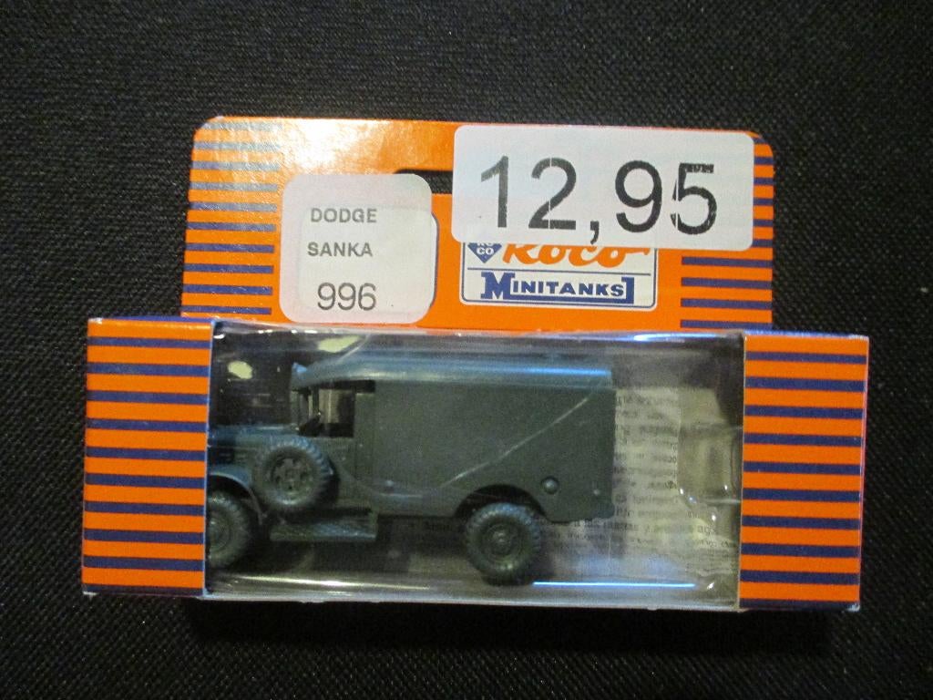 Dodge WC56 M43 Ambulance - Roco Minitanks 996 Boxed, Ophalen of Verzenden, Nieuw, Bus of Vrachtwagen, Roco