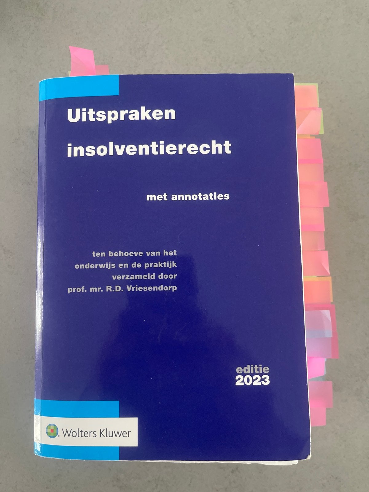 Uitspraken Insolventierecht 2023 - Wolters Kluwer, Ophalen of Verzenden, Gamma, Zo goed als nieuw, HBO