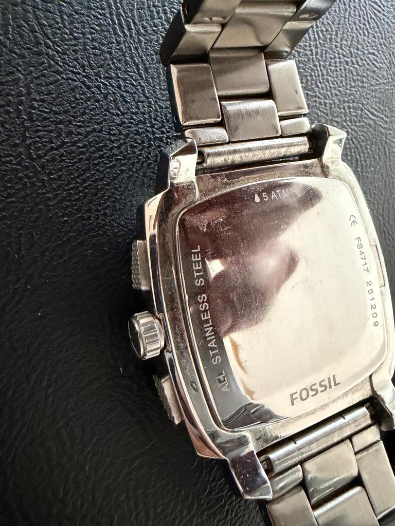 Fossil Herenhorloge - FS4717 - Staal - Gebruikt, Overige merken, Gebruikt, Staal, Polshorloge