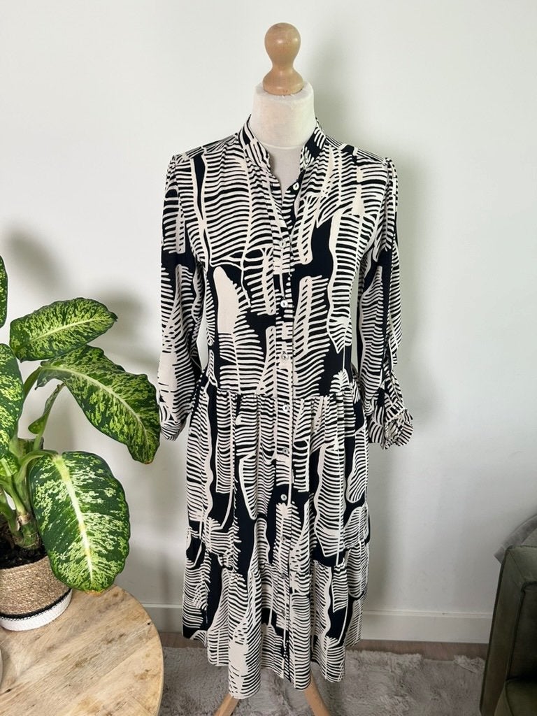 Summum woman Amsterdam maat 38 gave zomer jurk 3553, Summum Woman, Summum Woman, Zwart, Ophalen of Verzenden