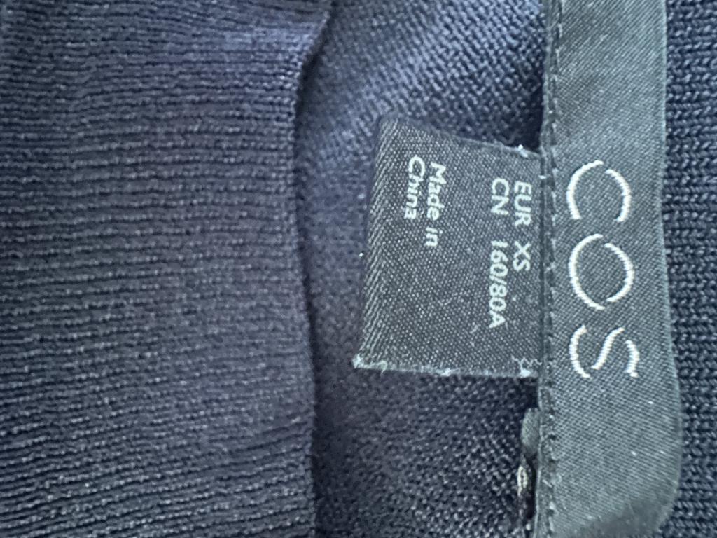 COS jurk XS, Blauw, Ophalen of Verzenden, Zo goed als nieuw, Maat 34 (XS) of kleiner