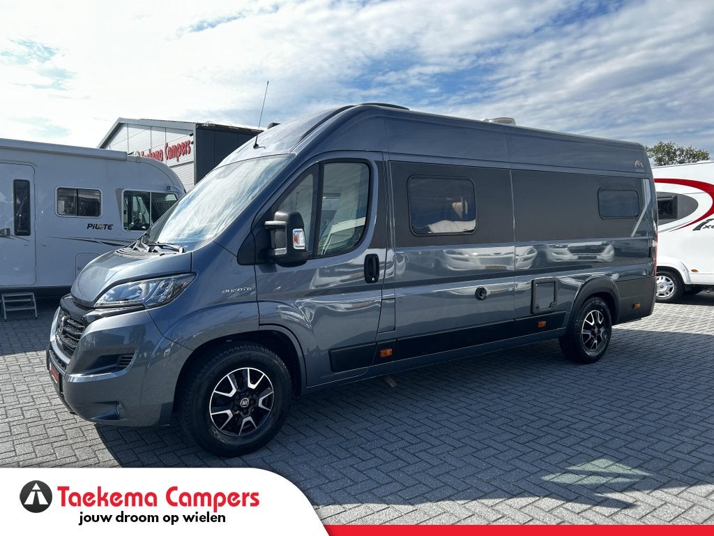Mooveo 63 EB Enkele-bedden/9-traps Automaat/2021/buscamper, Caravans en Kamperen, Campers, Fiat, 6 tot 7 meter, Bedrijf, Diesel