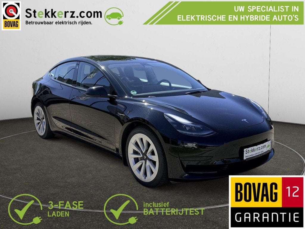 Tesla Model 3 Standard RWD Plus 60 kWh | All-in prijs incl., Auto's, Tesla, Automaat, 12 maanden, Gebruikt, Zwart