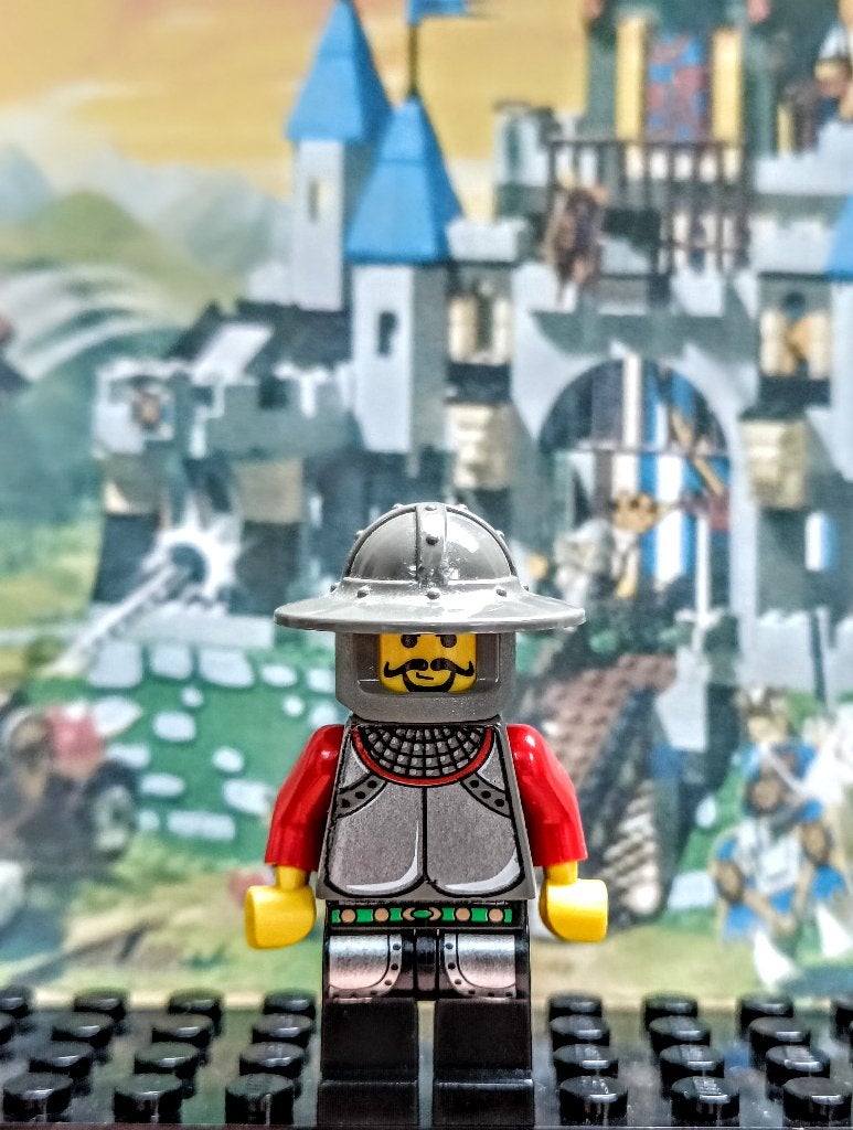 Lego Knights Kingdom I - Knight 1, Gebruikt, Lego, Ophalen of Verzenden, Minifiguur