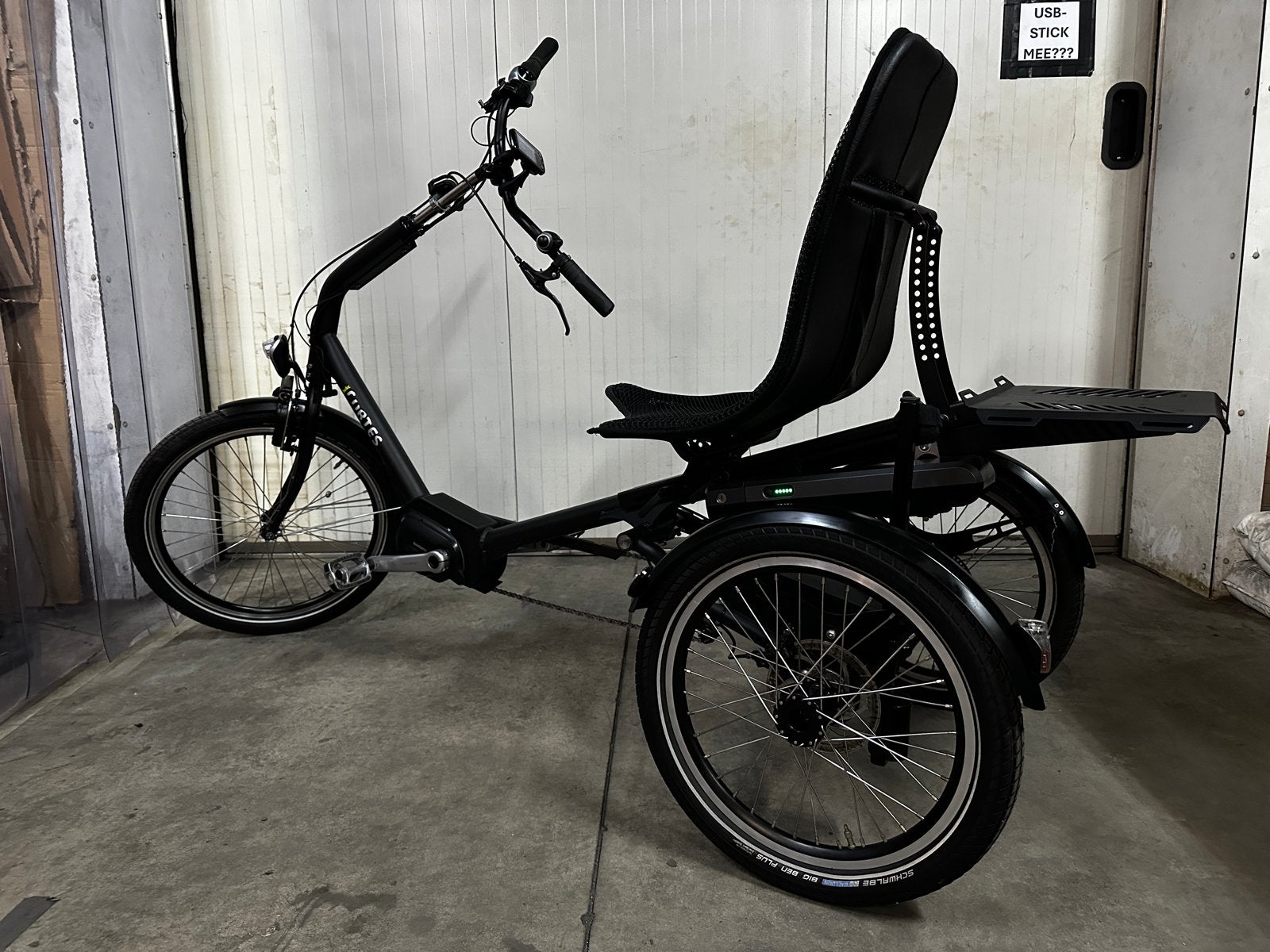 Van Raam Easy Rider Zitdriewieler - Z.G.A.N. met ondersteuni, Fietsen en Brommers, Ophalen, Zo goed als nieuw, Schijfrem