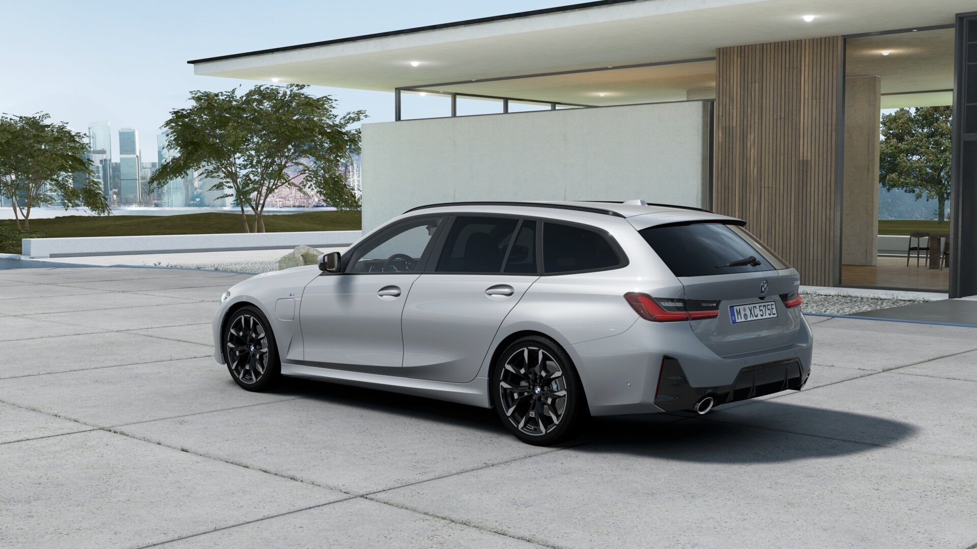 BMW 3 Serie Touring 330e M Sport Automaat / Panoramadak / Sp, Auto's, Automaat, Achterwielaandrijving, Zwart, 4 cilinders