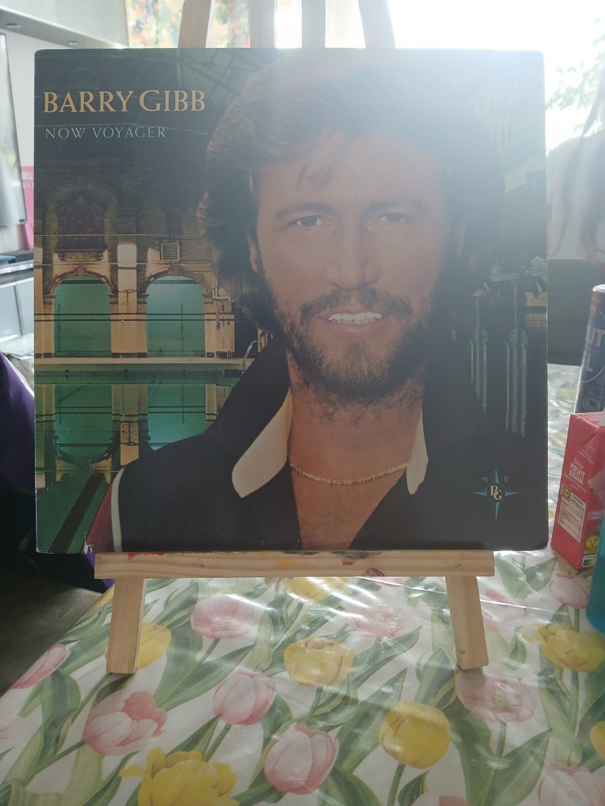 Barry Gibb - Now Voyager LP (Pop, 1984), Cd's en Dvd's, LP, Gebruikt, Pop, Ophalen of Verzenden