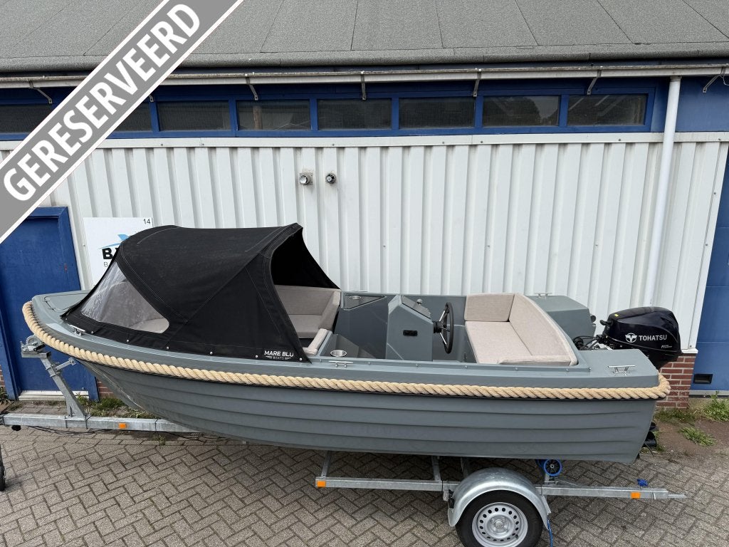 Unieke Valory 480 sloep met buiskap 15 pk 2021 vaarklaar, Watersport en Boten, Sloepen, Niet ingevuld, 5 m, Niet ingevuld, Overige merken