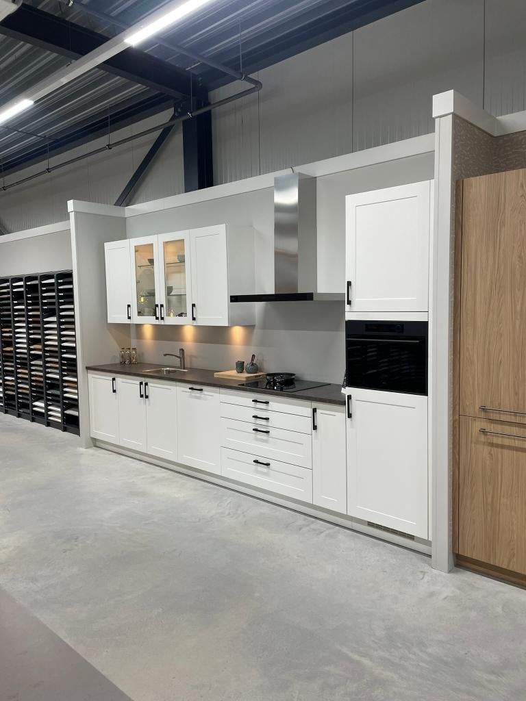 Showroomkeuken Ballerina Milano, Ophalen, Wit, Overige typen, Nieuw